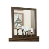 Barn Wood Landscape Mirror